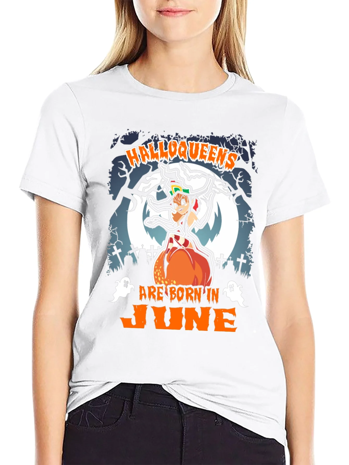 Halloqueens Born in June T-Shirt