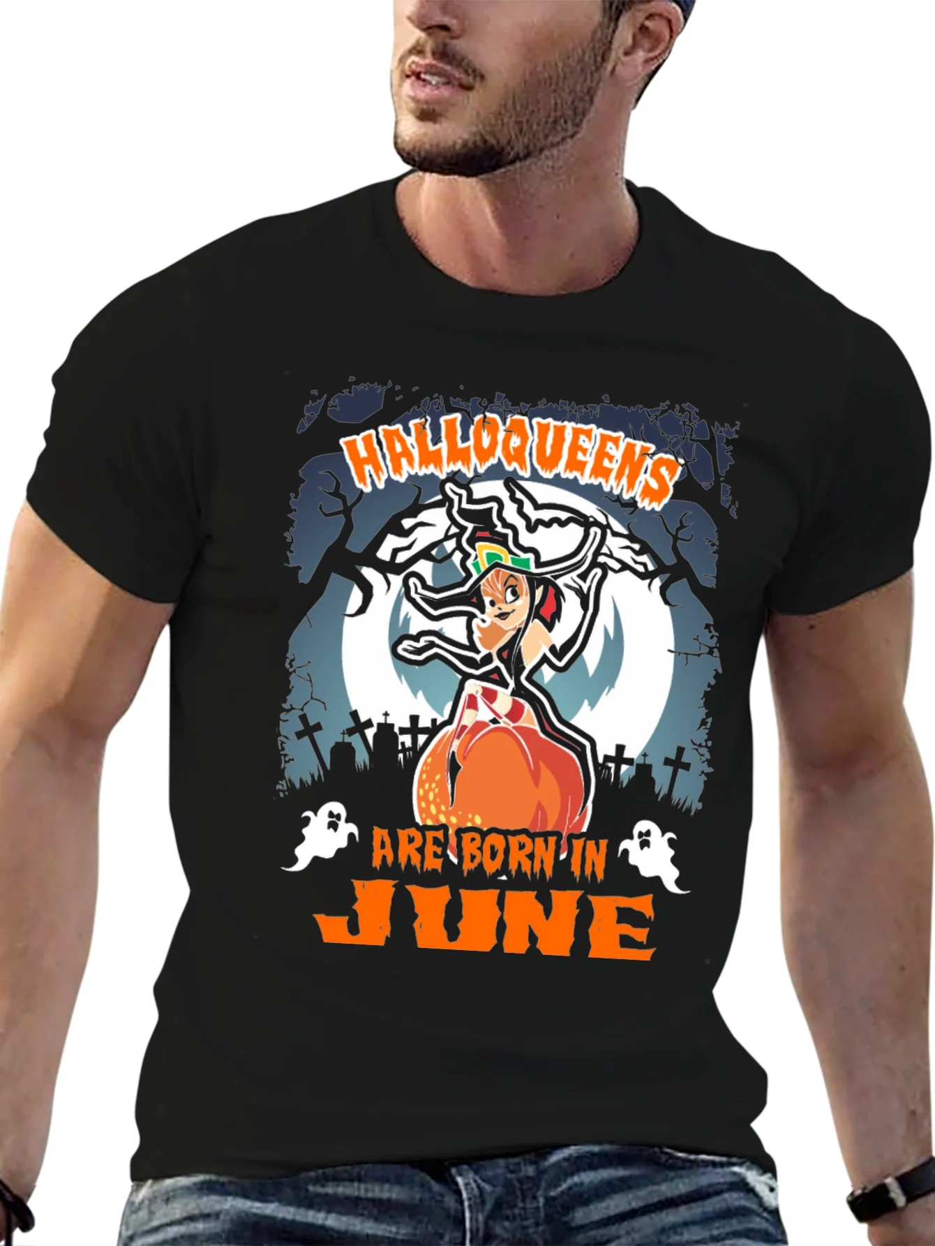 Halloqueens Born in June T-Shirt