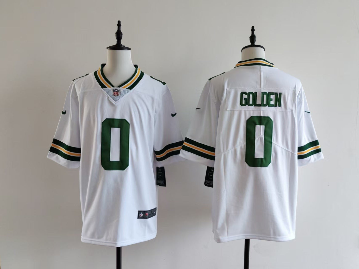 Men's Green Bay Packers Matthew Golden  Jersey -  White