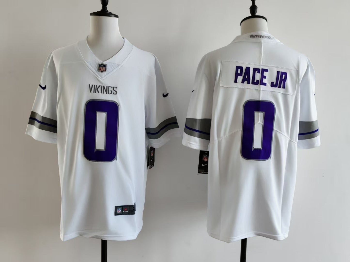 Men's Minnesota Vikings Ivan Pace Jr  Jersey -  White