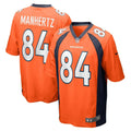 Chris Manhertz Denver Broncos  Game   Jersey - Orange