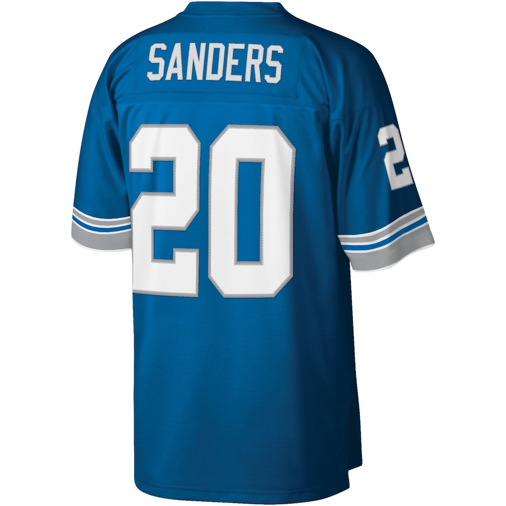 D.Lions #20 Barry Sanders  Blue Legacy Replica Jersey