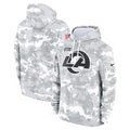 Men's Los Angeles Rams Arctic Camo 2024 Salute to Service Club Fleece Pullover Hoodie1
