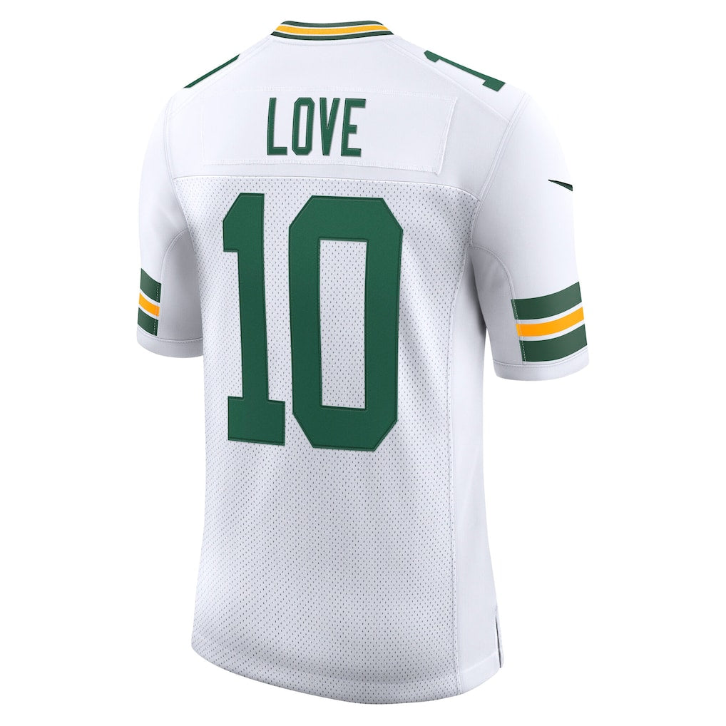 GB. Packers #10 Jordan Love White Vapor Untouchable Limited Jersey