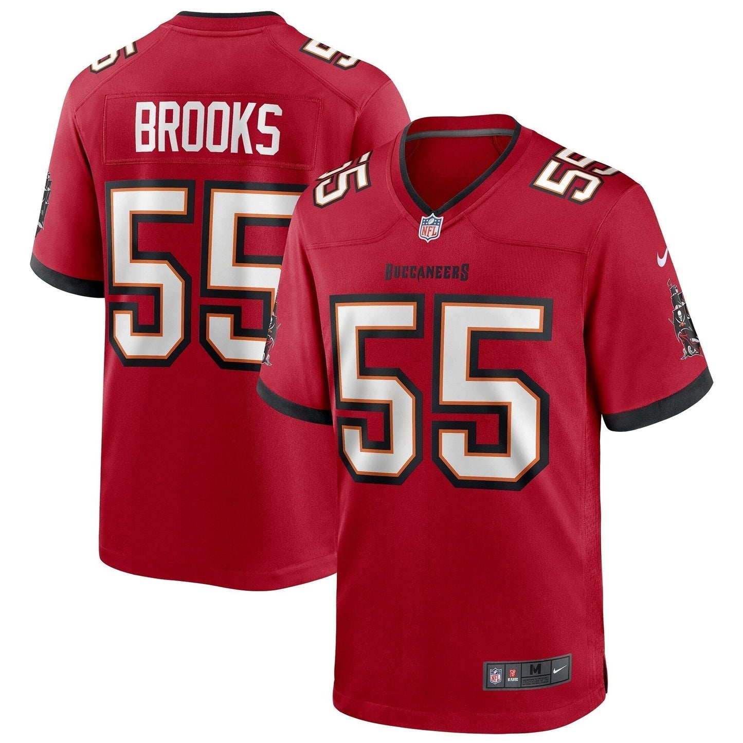 Derrick Brooks Tampa Bay Buccaneers  Game Retired   Jersey - Red