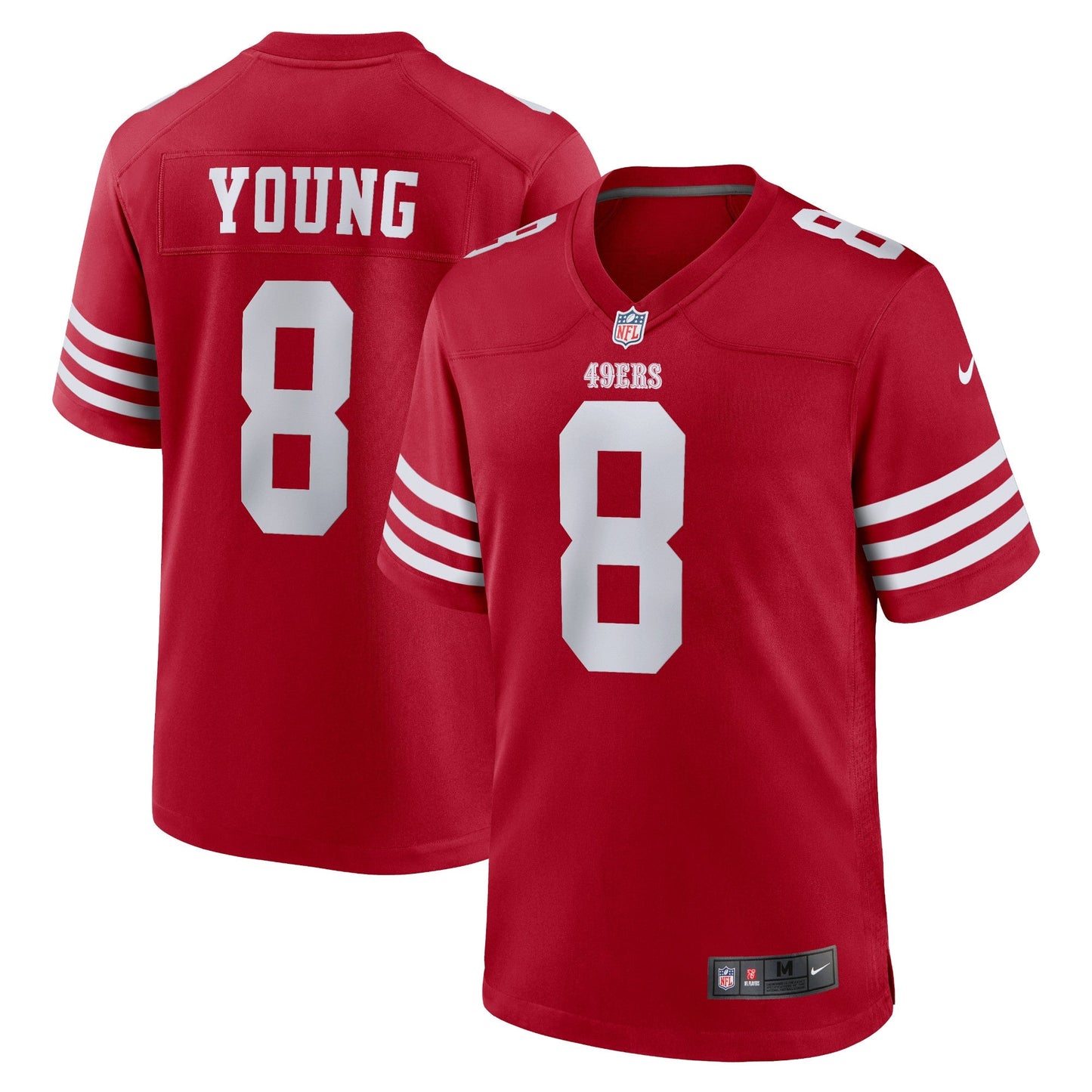 Steve Young San Francisco 49ers  Retired   Game Jersey - Scarlet