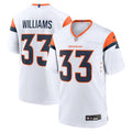 Javonte Williams Denver Broncos  Mile High Collection Game Jersey - White