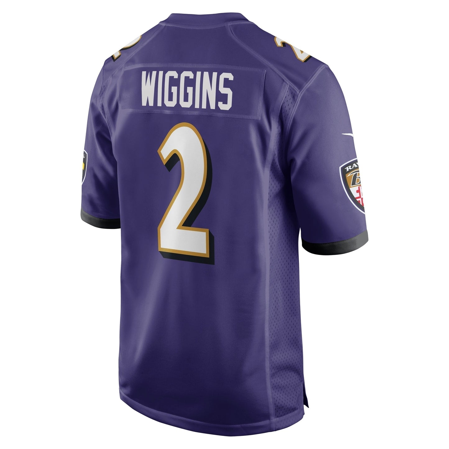 Nate Wiggins Baltimore Ravens  2024 NFL Draft First Round Pick   Game Jersey - Purple