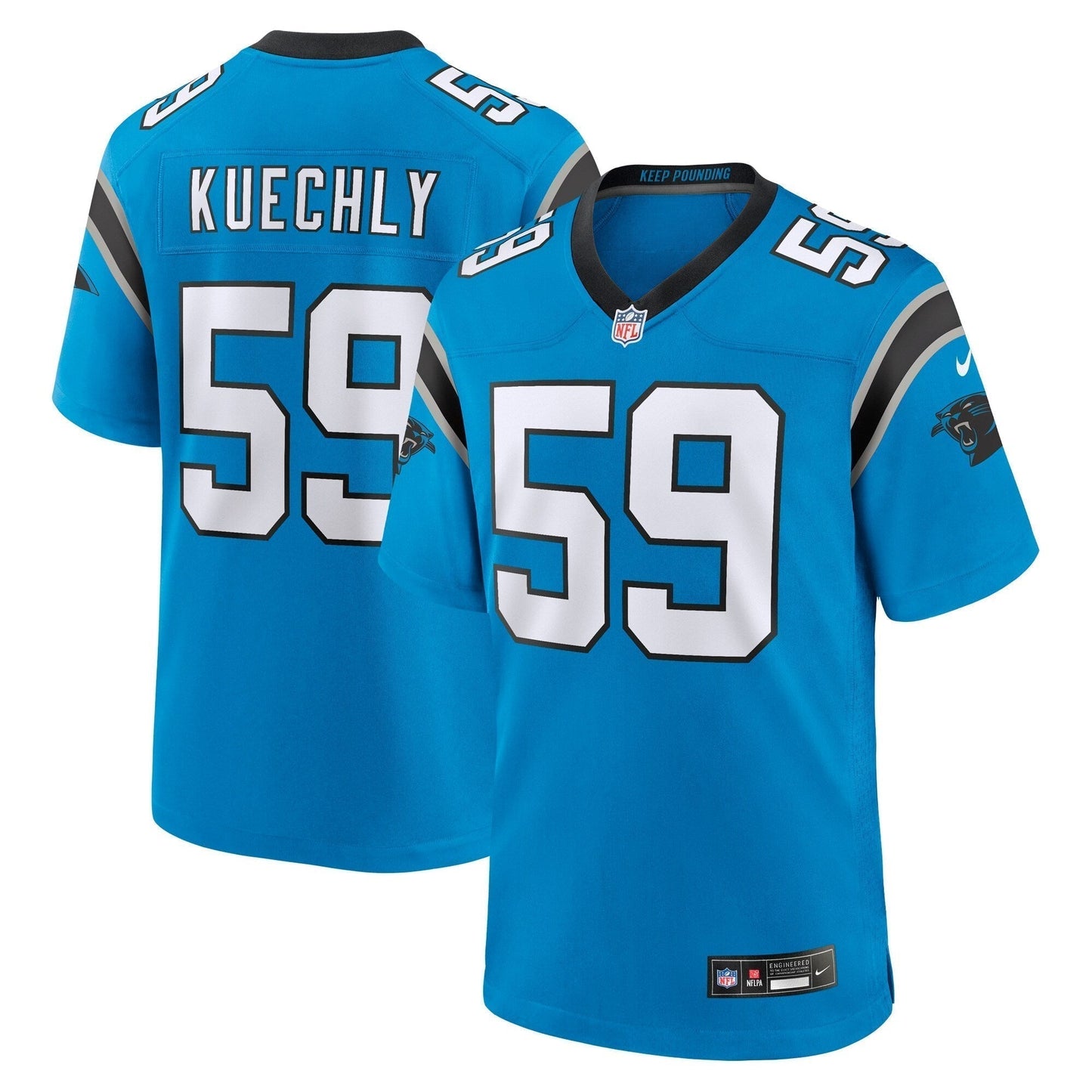Luke Kuechly Carolina Panthers  Retired   Game Jersey - Blue