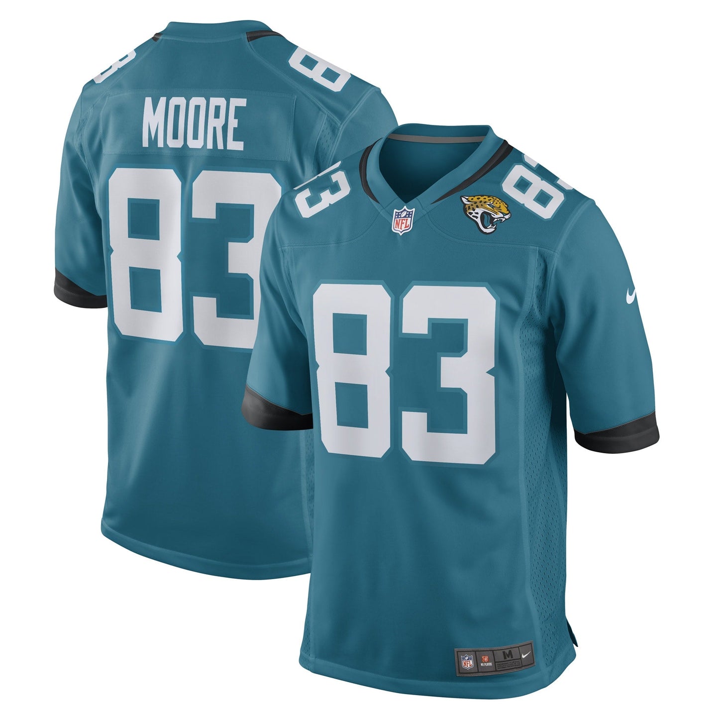 Jaylon Moore Jacksonville Jaguars  Game   Jersey - Teal