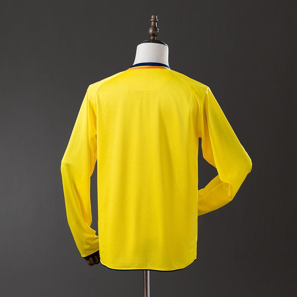 Barcelona 08/09 Away Long Sleeve Retro Jersey