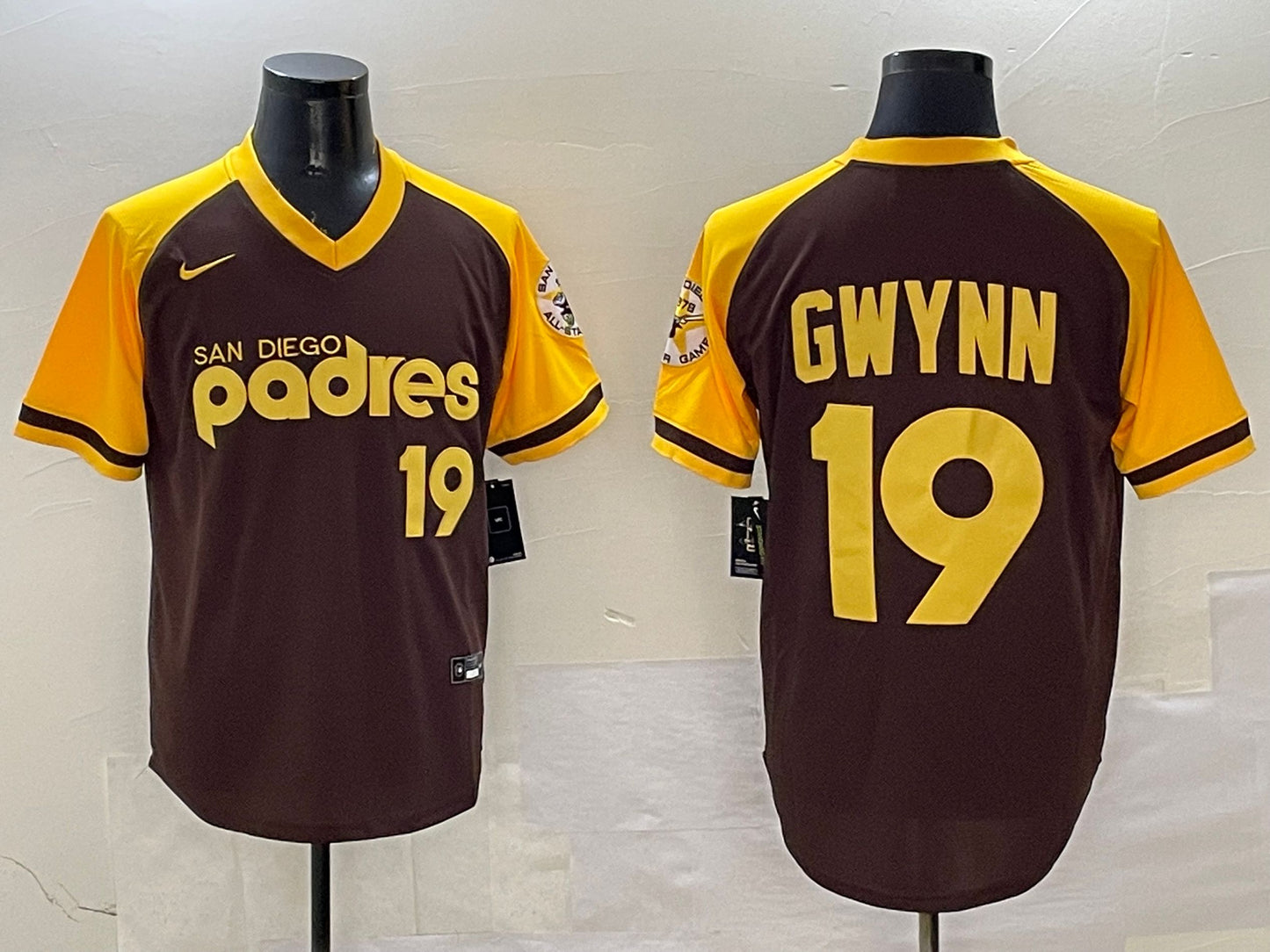 Men's San Diego Padres Tony Gwynn Brown Cooperstown Collection Player Jersey