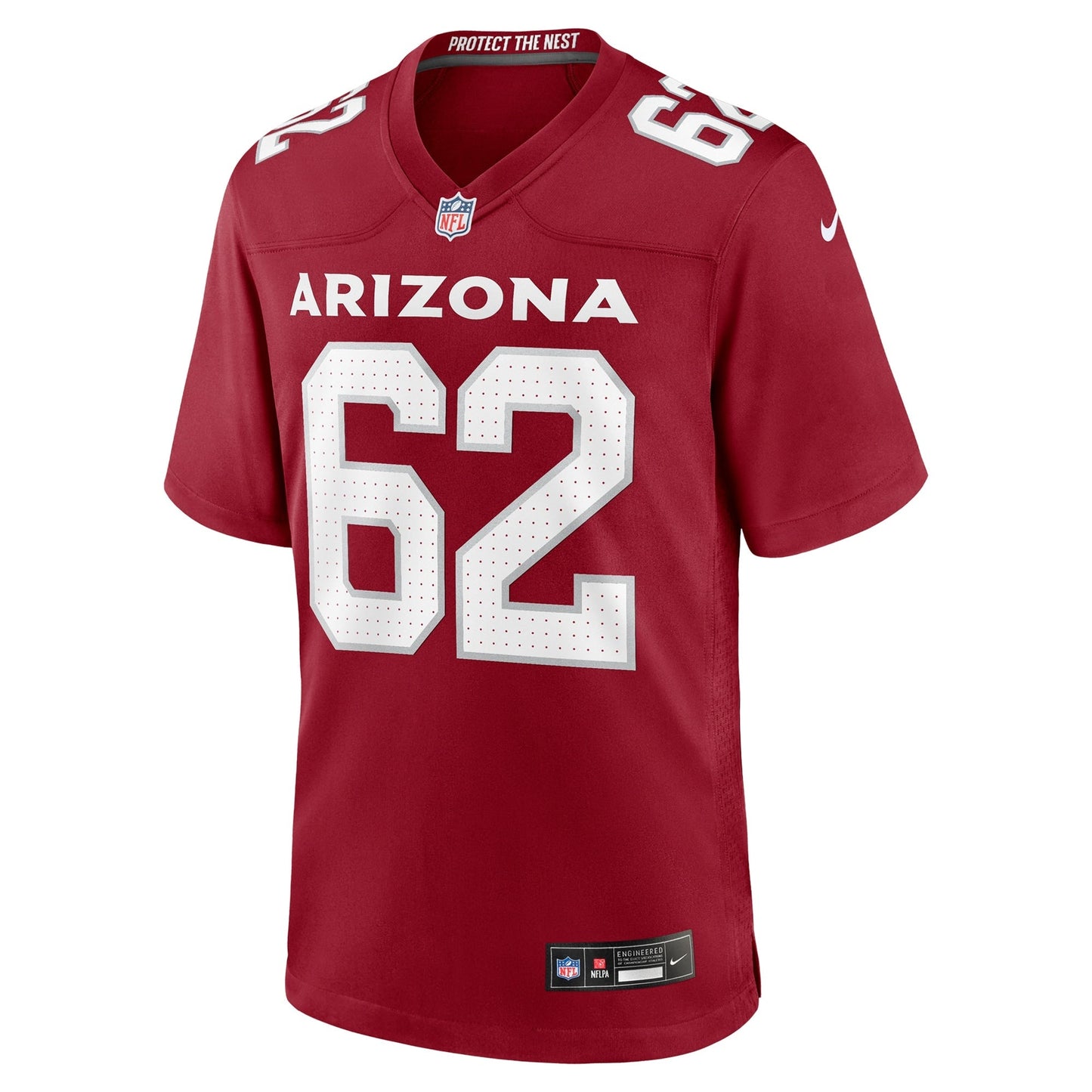 Evan Brown Arizona Cardinals  Team Game Jersey -  Cardinal