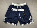 Men's Dallas Cowboys Navy Pocket Shorts1