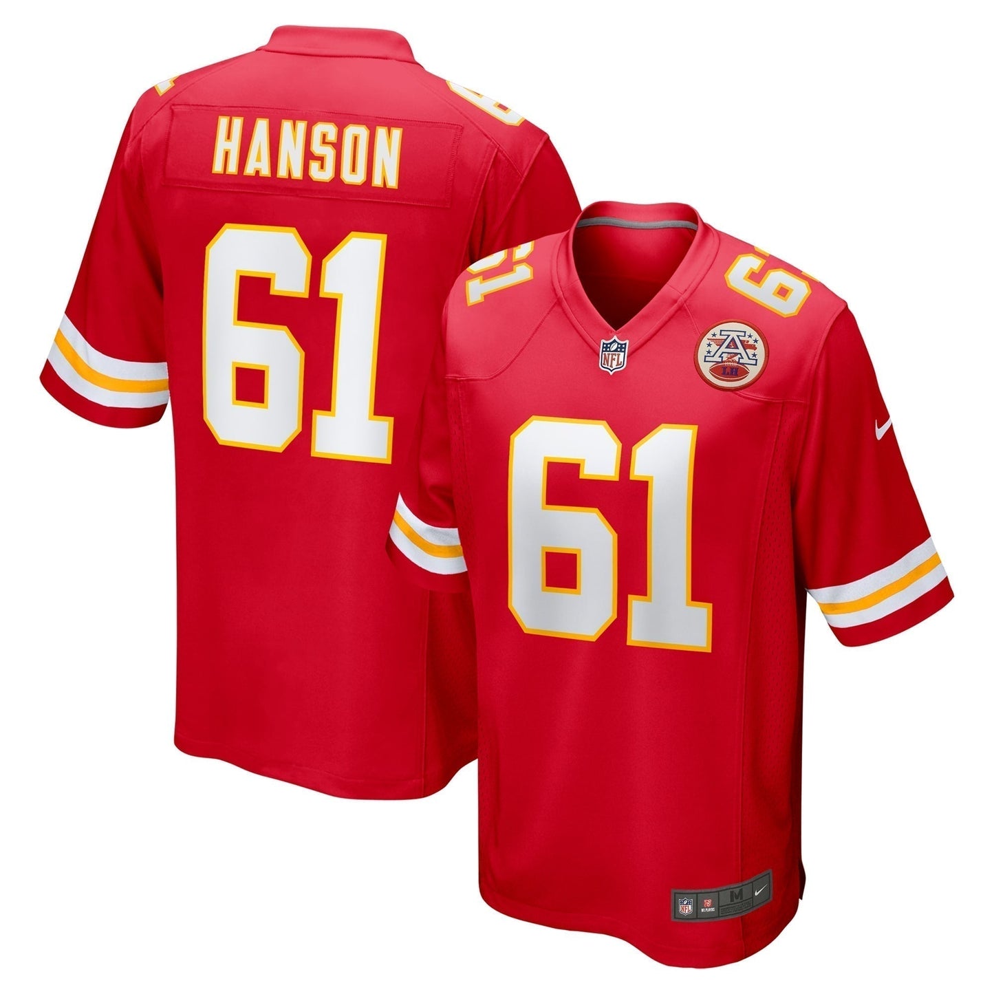 C.J. Hanson Kansas City Chiefs   Game Jersey -  Red