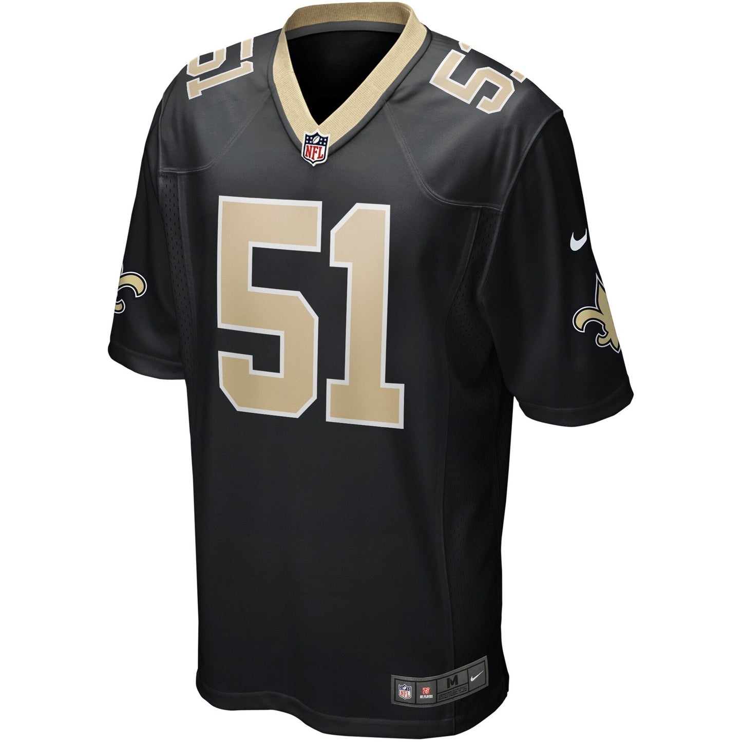 Jonathan Vilma New Orleans Saints  Game Retired   Jersey - Black