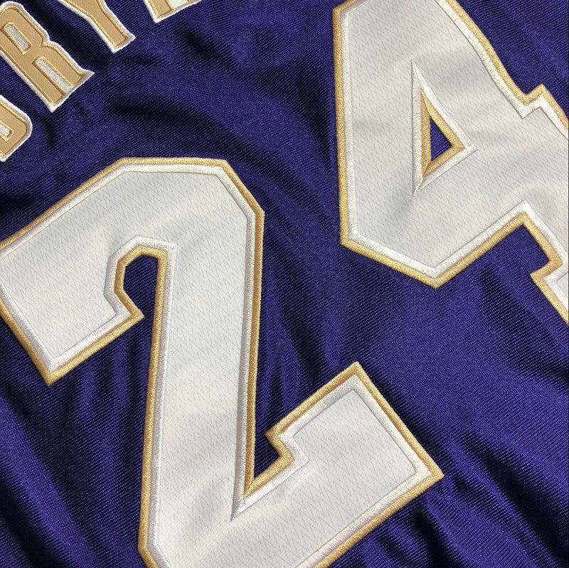 Kobe Bryant 2020 Hall of Fame Purple Fully Embroidered 24# Jersey
