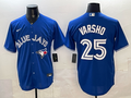 Men's Toronto Blue Jays Daulton Varsho Royal Alternate Player Jersey