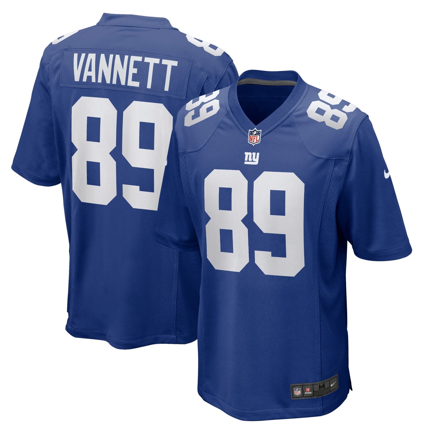Nick Vannett New York Giants  Home Game   Jersey - Royal