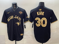 Men's Toronto Blue Jays Alejandro Kirk #30 Black Player Jersey