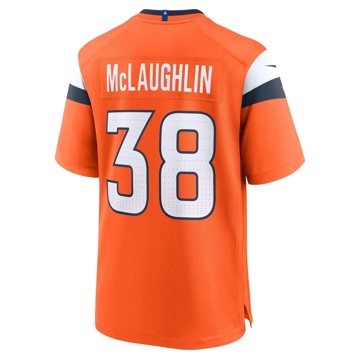 Jaleel McLaughlin Denver Broncos  Team Game Jersey -  Orange