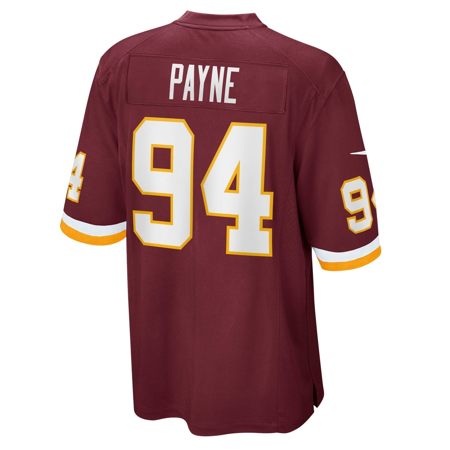 Daron Payne Washington Football Team  Game   Jersey - Burgundy