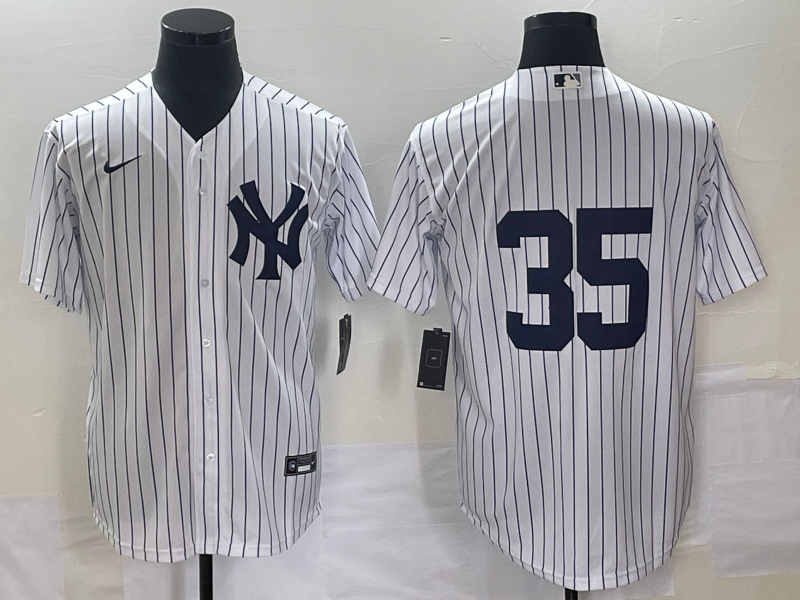 Men's New York Yankees Cody Bellinger White Replica Player Name Jersey