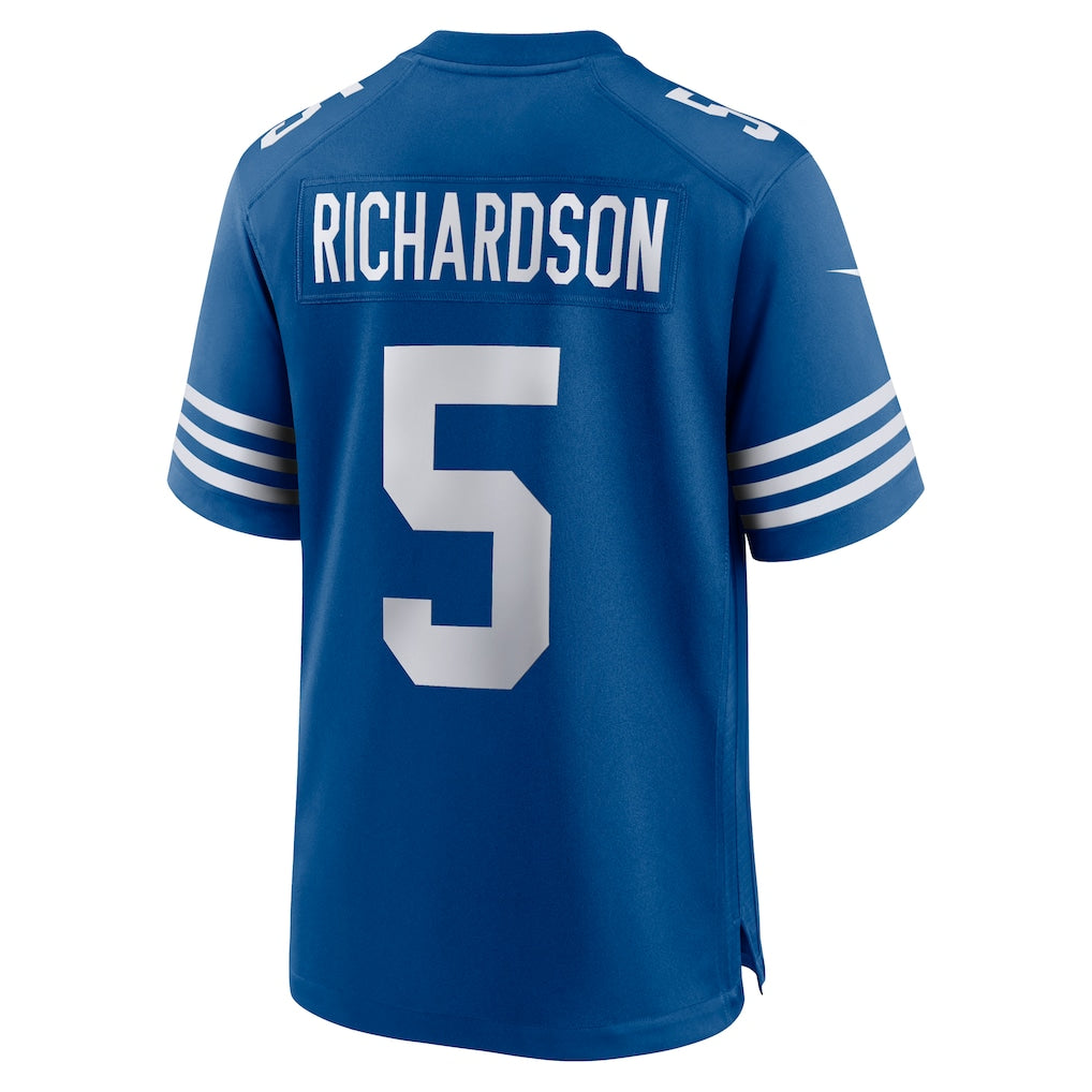 IN.Colts #5 Anthony Richardson Royal Game Jersey