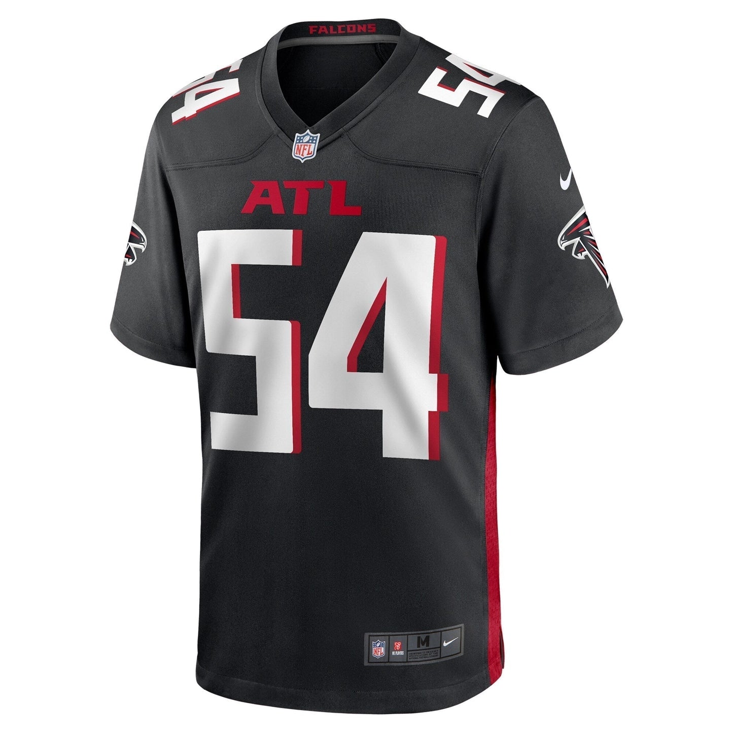 Brandon Dorlus Atlanta Falcons  Team Game Jersey -  Black