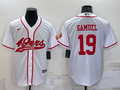 Men's San Francisco 49ers Deebo Samuel White Game Jersey Joint Edition