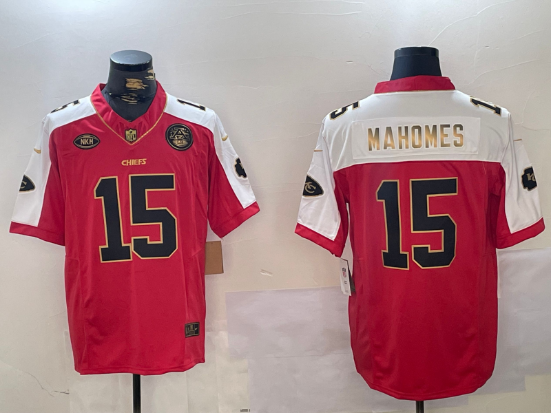 Men's Kansas City Chiefs Patrick Mahomes Red Alternate Player Jersey