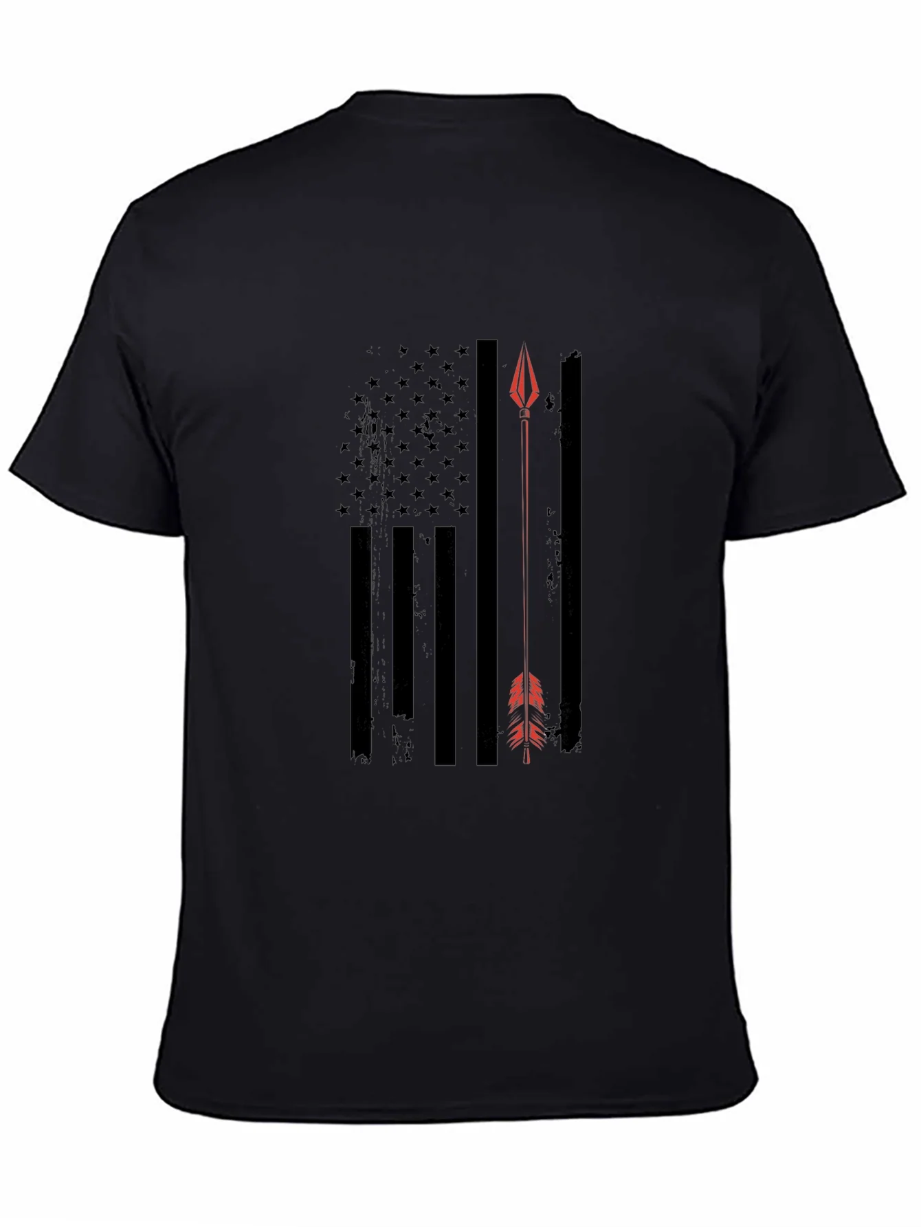 American Flag Arrow T-Shirt - Patriotic Design
