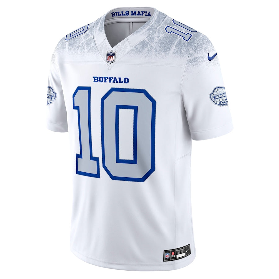 Men's Buffalo Bills Khalil Shakir  White 2025 Rivalries Collection F.U.S.E. VaporLimited Stitched Jersey