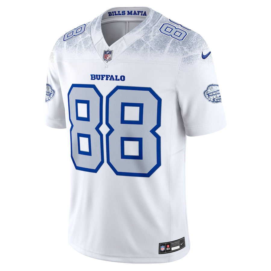 Men's Buffalo Bills Dawson Knox  White 2025 Rivalries Collection F.U.S.E. VaporLimited Stitched Jersey