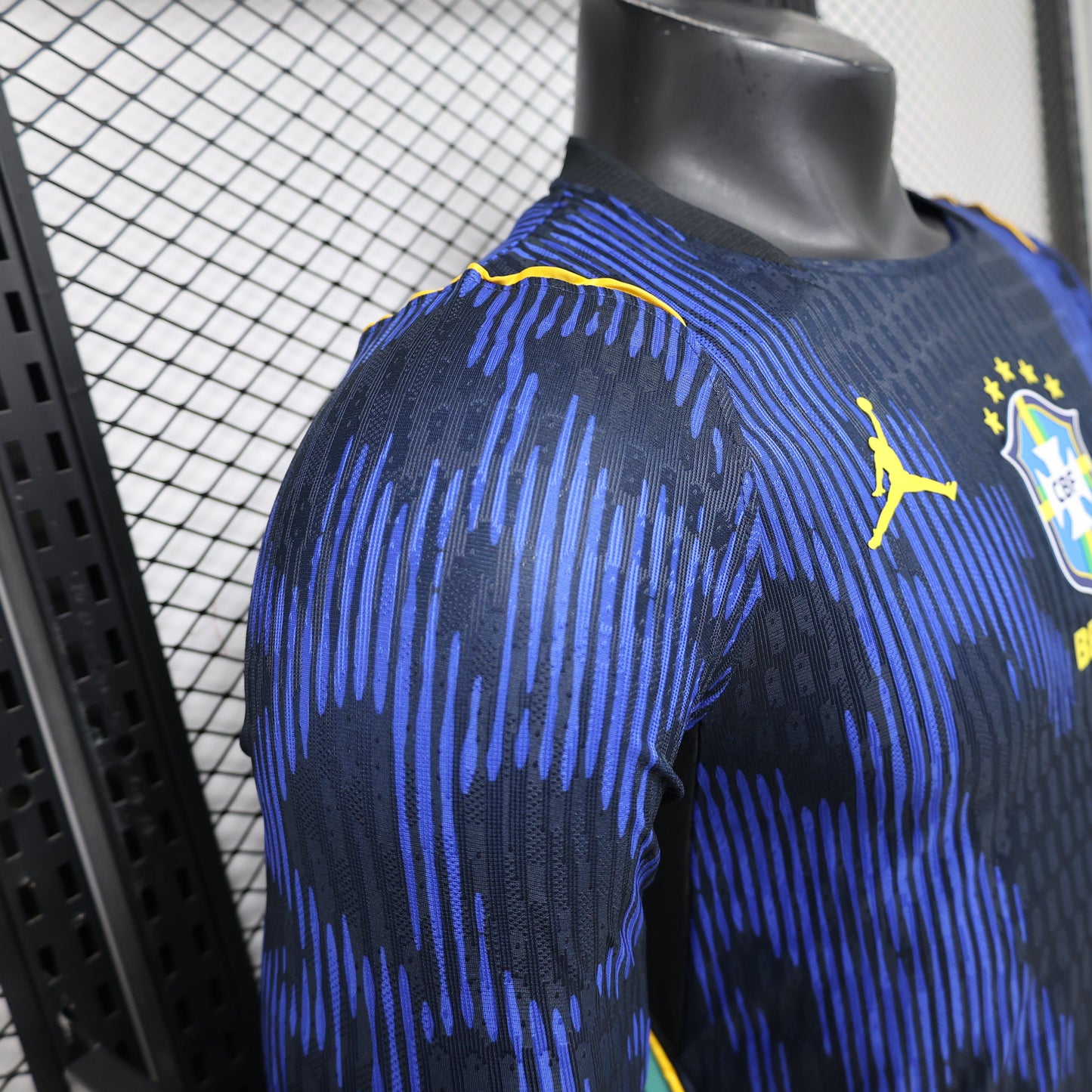 2026 Brazil Away Player Version Jersey (1:1 Authentic Stitching)  Sizes S3XL (Long Sleeve)