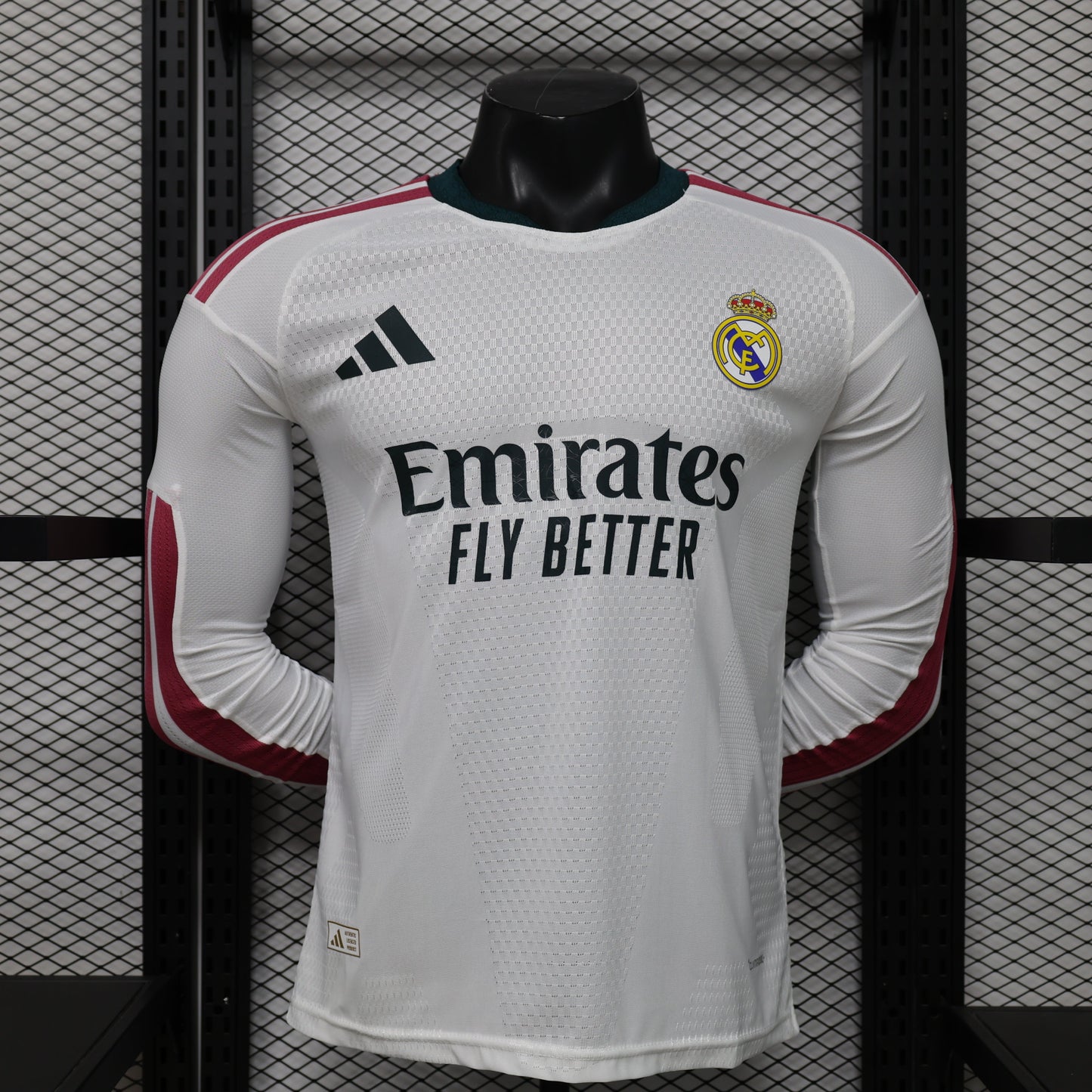 2026 Real Madrid Home Player Version Jersey (Long Sleeve)