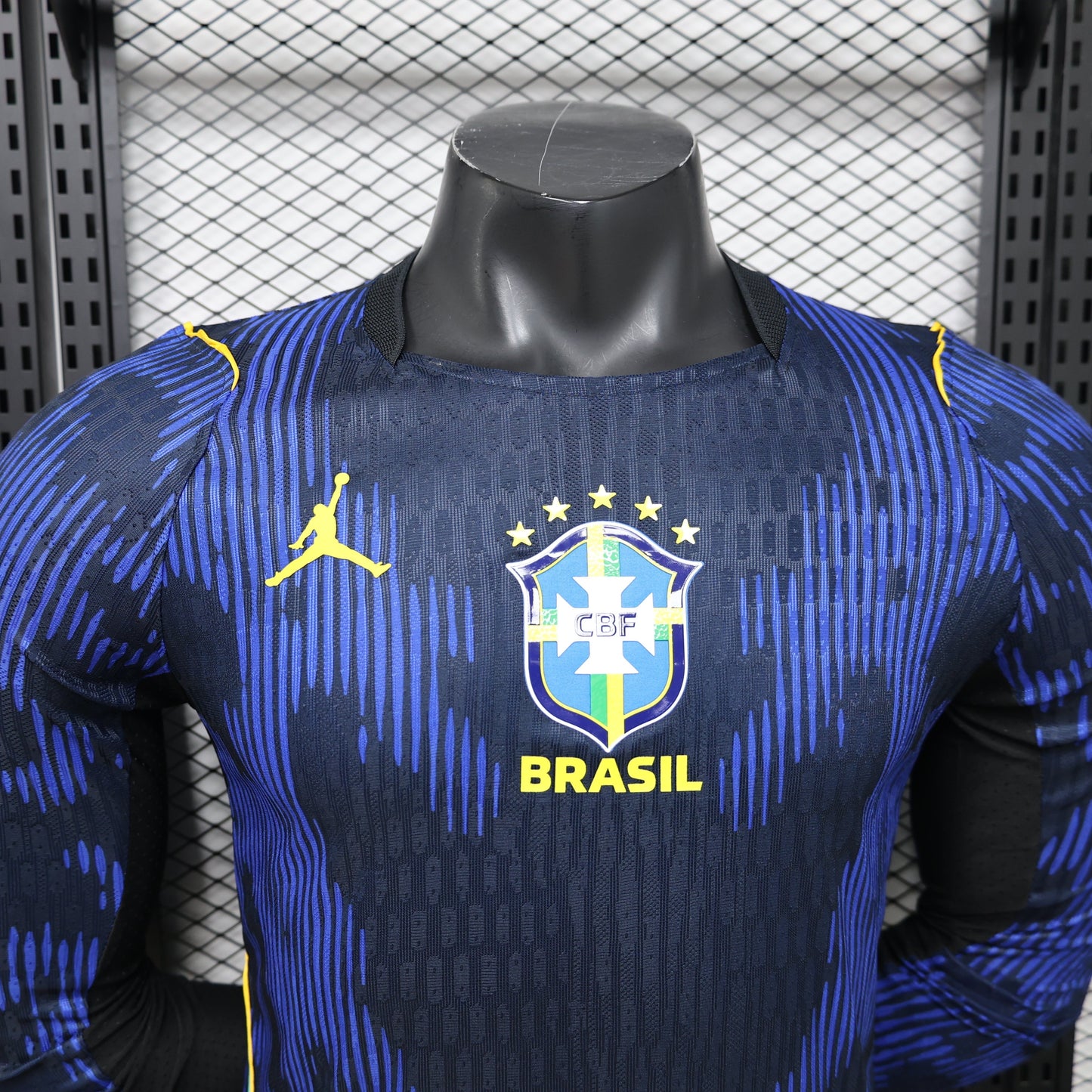 2026 Brazil Away Player Version Jersey (1:1 Authentic Stitching)  Sizes S3XL (Long Sleeve)