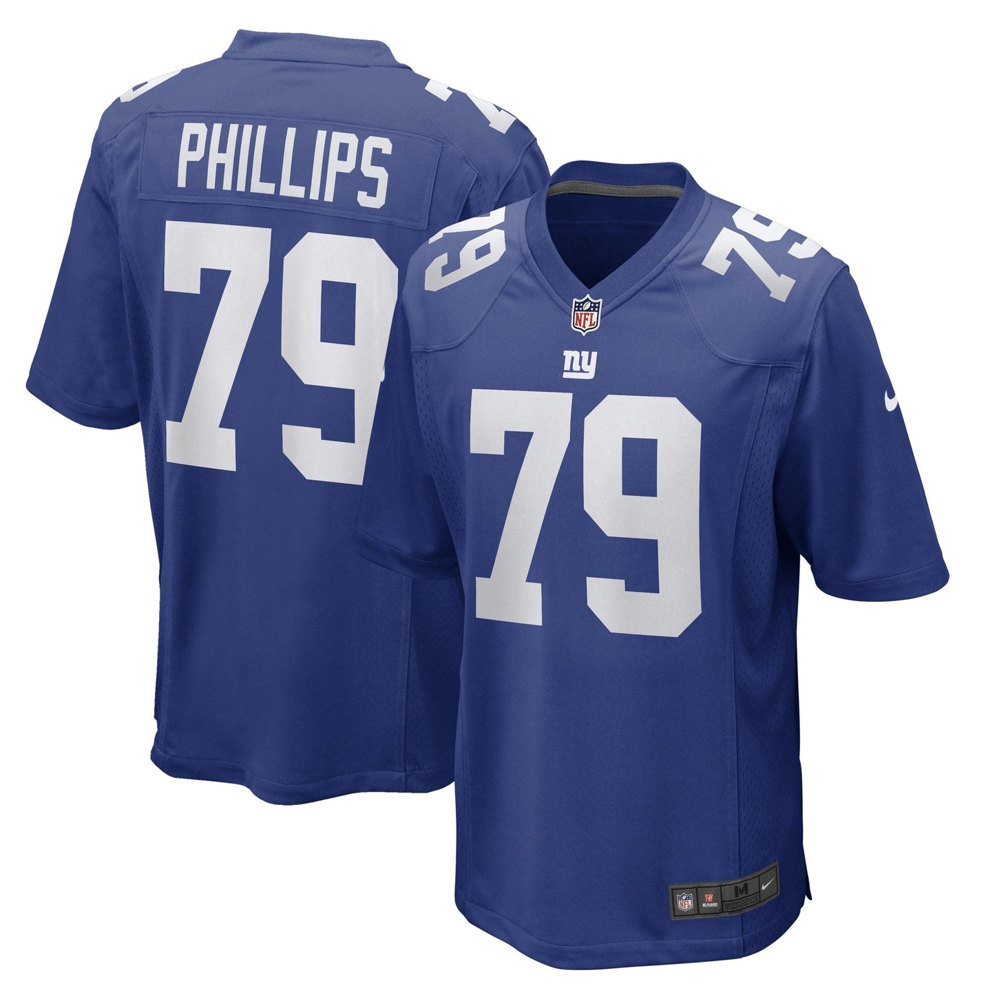 Tyre Phillips New York Giants  Game   Jersey - Royal