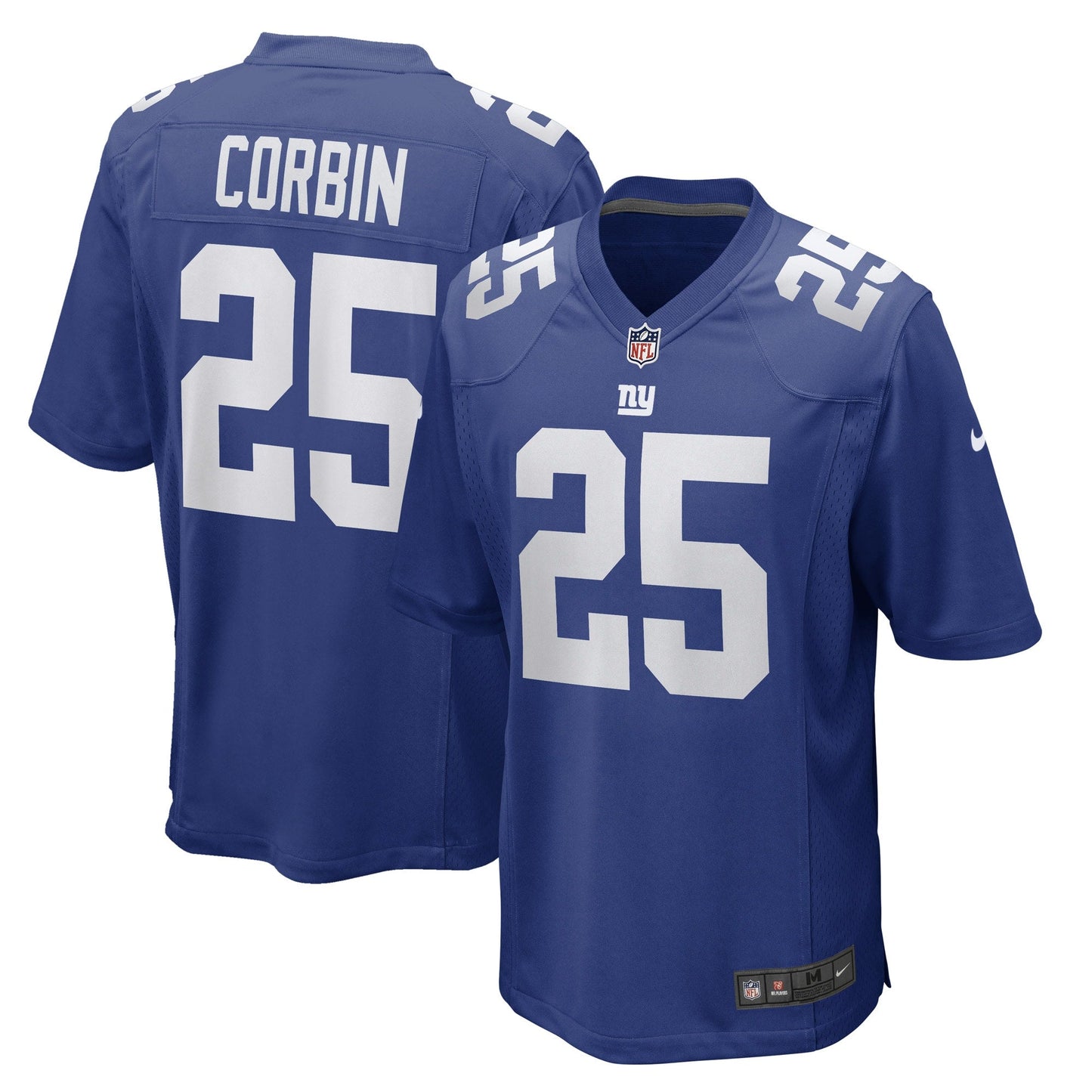 Jashaun Corbin New York Giants  Game   Jersey - Royal