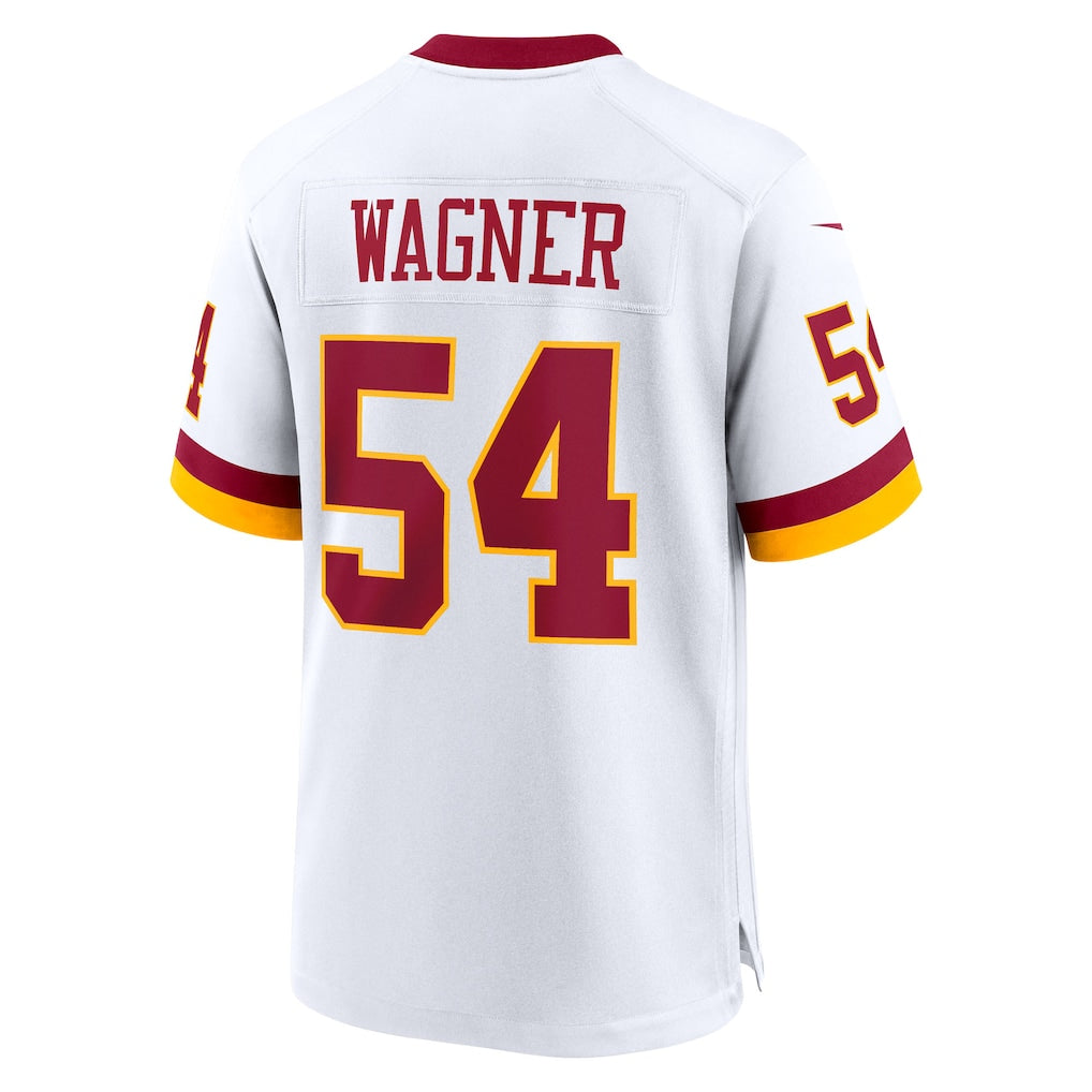 W.Commanders #54 Bobby Wagner White Game Super Bowl Era Jersey