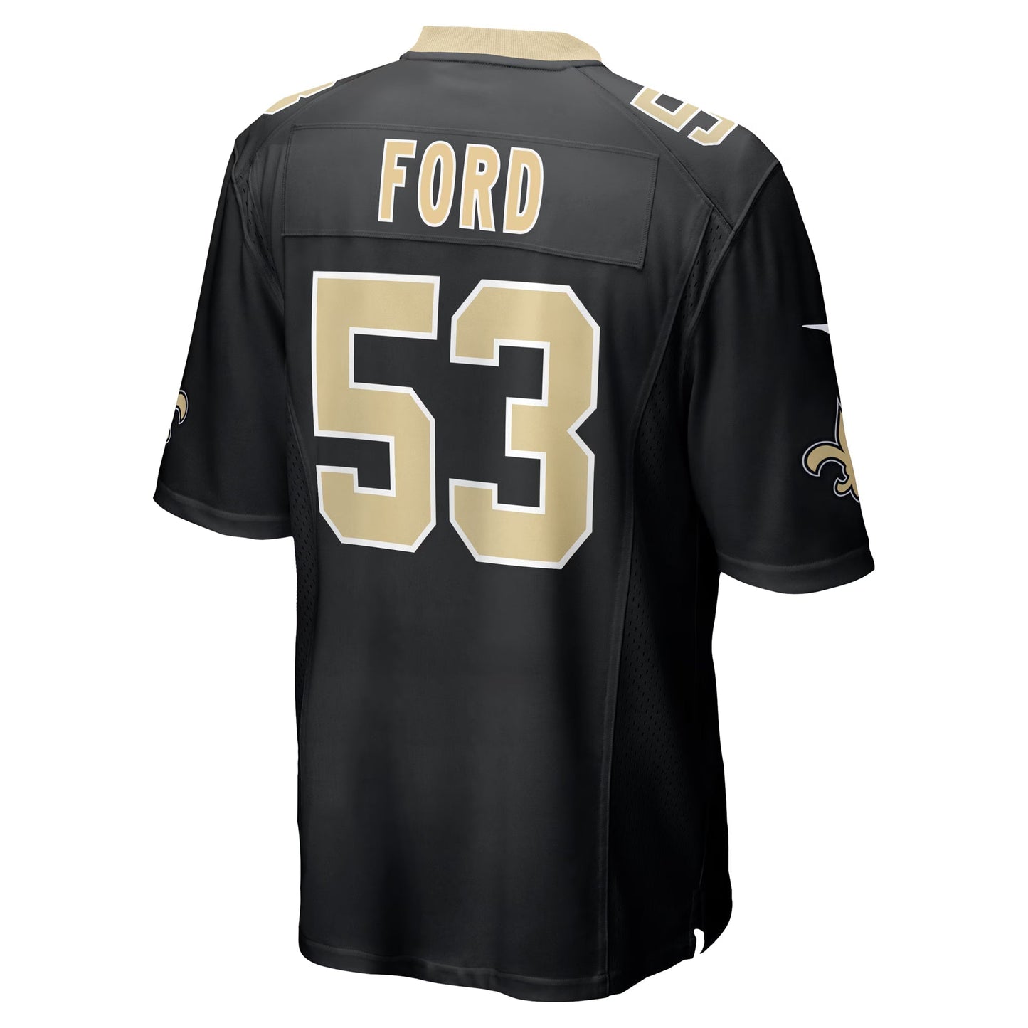 New Orleans Saints Jaylan Ford Black Game Jersey