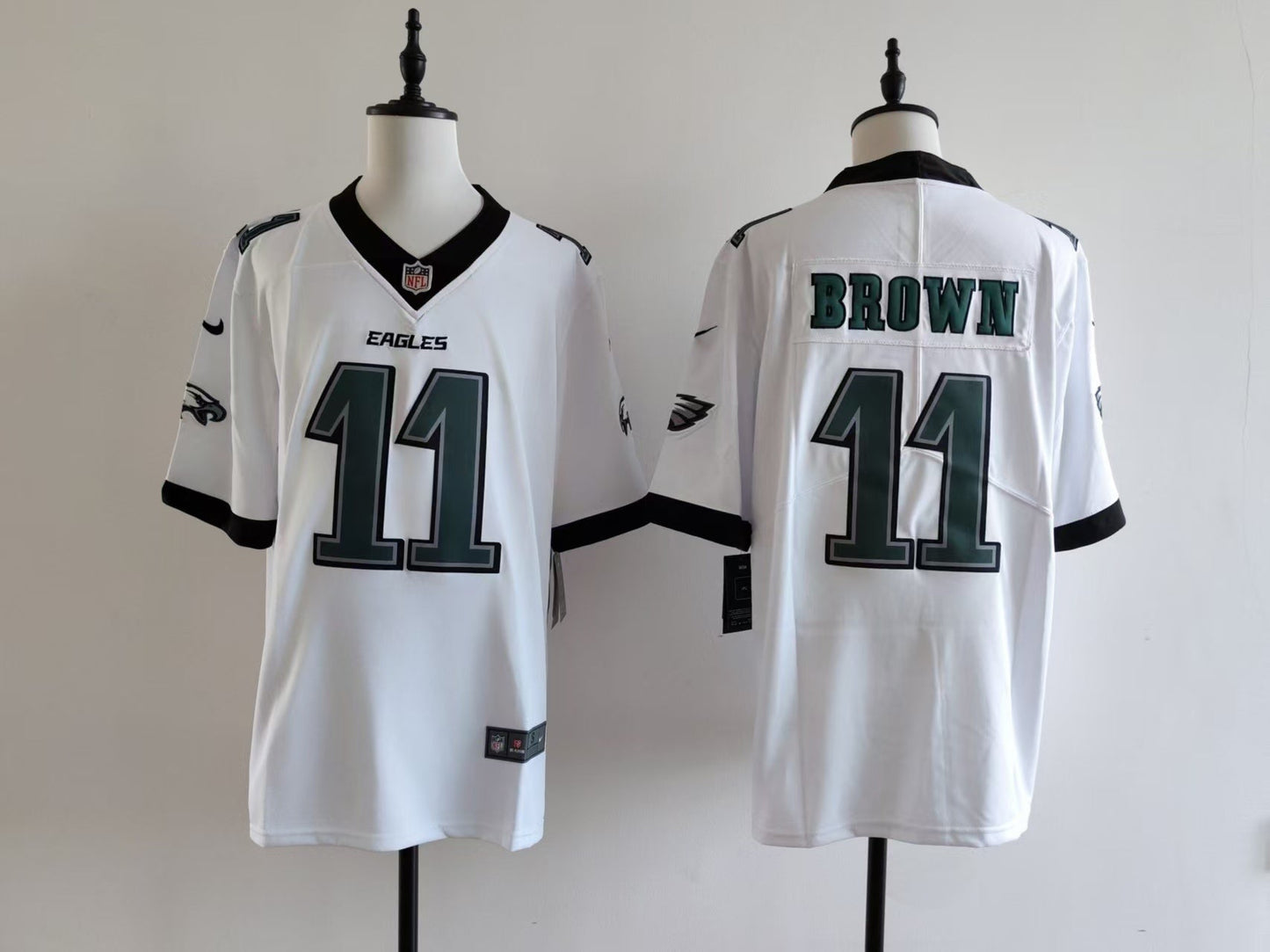 Men's Philadelphia Eagles A.J. Brown  Jersey-white
