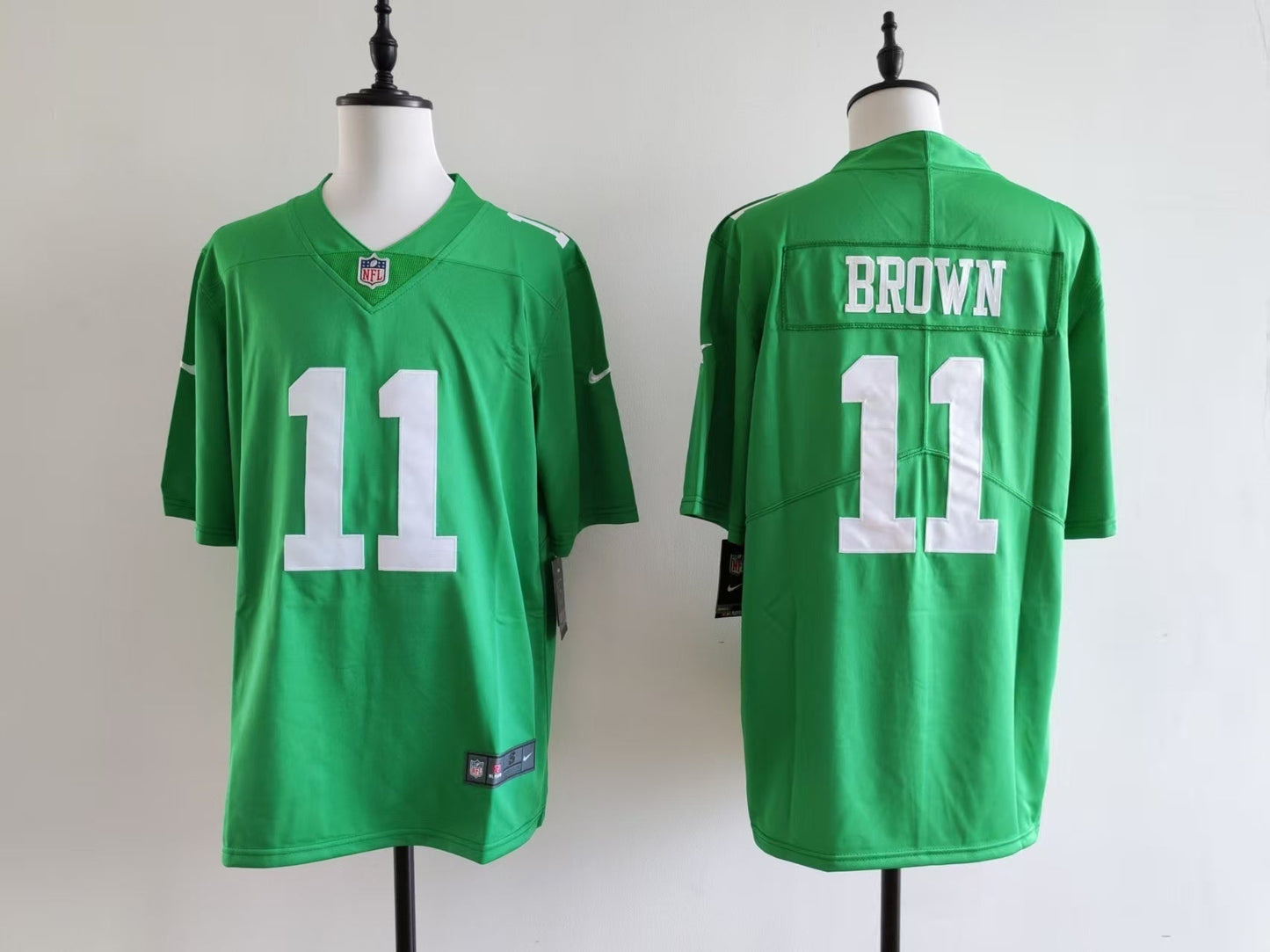 Men's Philadelphia Eagles A.J. Brown  Jersey-green-Digital without black borders
