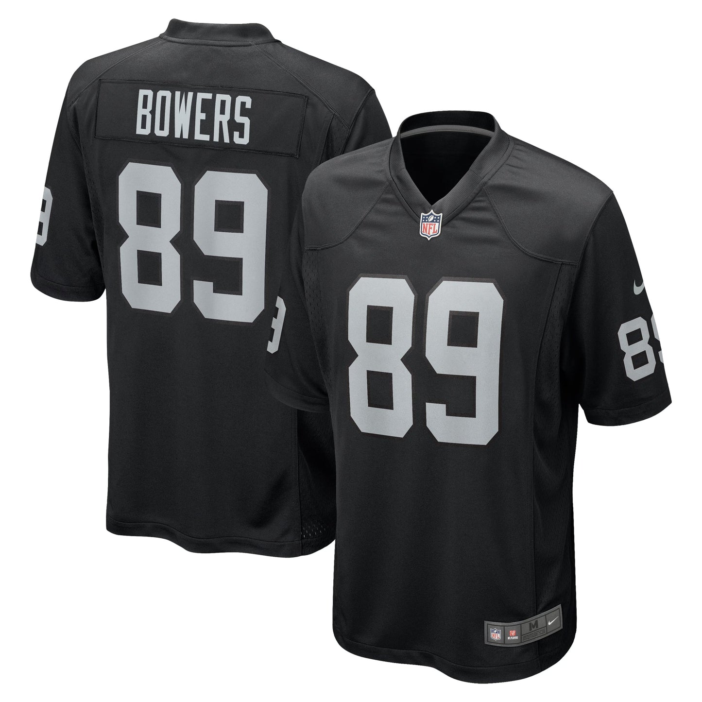 Las Vegas Raiders Brock Bowers Black Player Game Jersey