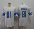 Men's Detroit Lions Calvin Johnson White Game Jersey