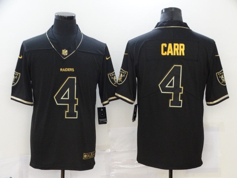 Men's Las Vegas Raiders #4 Derek Carr Black Jersey1