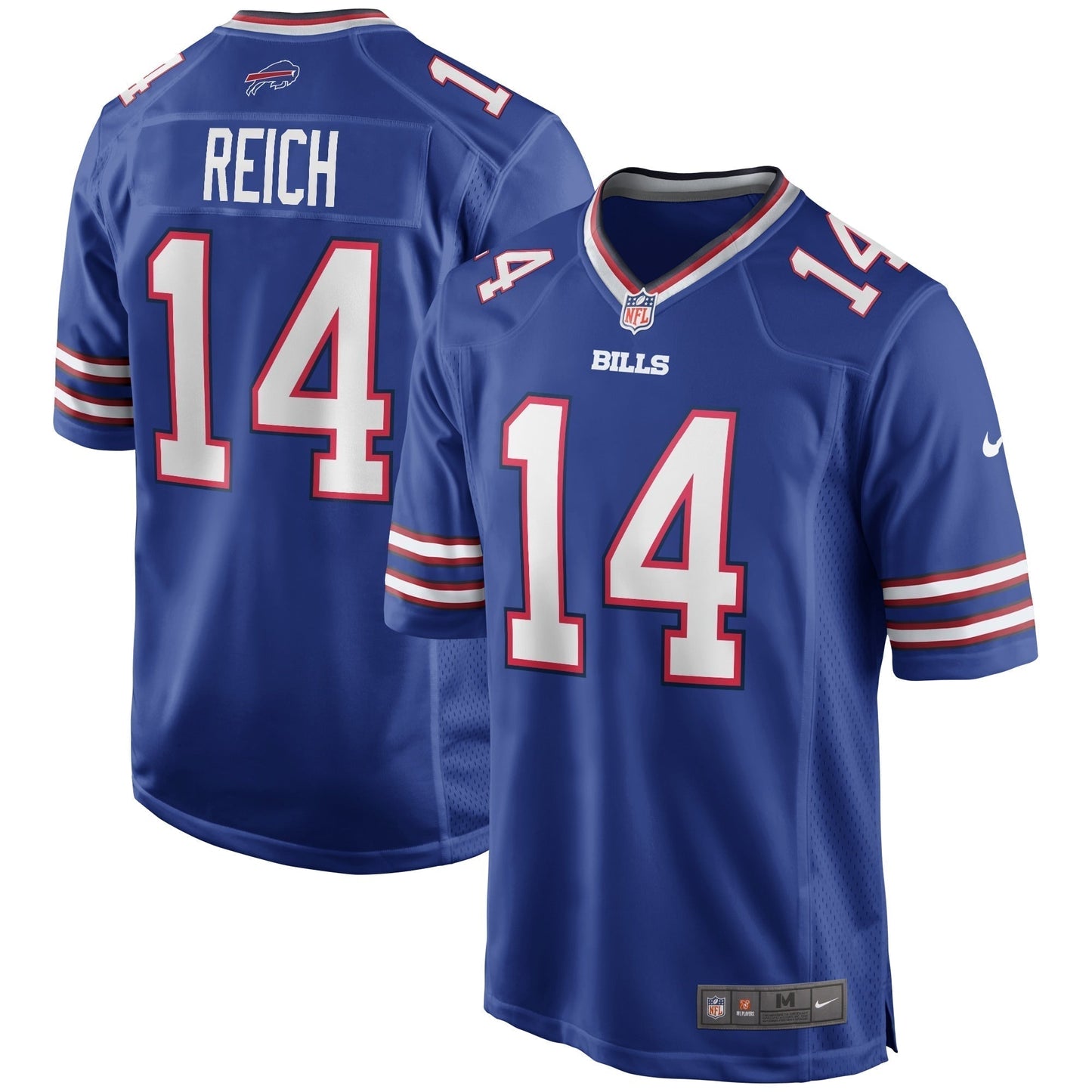 Frank Reich Buffalo Bills  Game Retired   Jersey - Royal