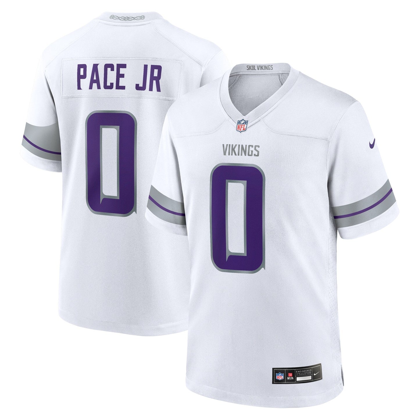 Ivan Pace Jr Minnesota Vikings  Alternate Game   Jersey - White