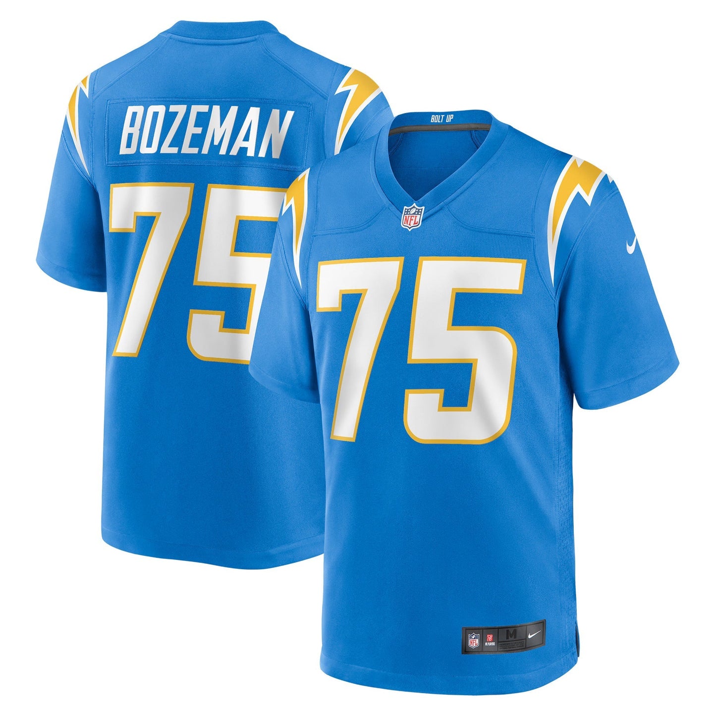 Los Angeles Chargers Bradley Bozeman Powder Blue Game Jersey