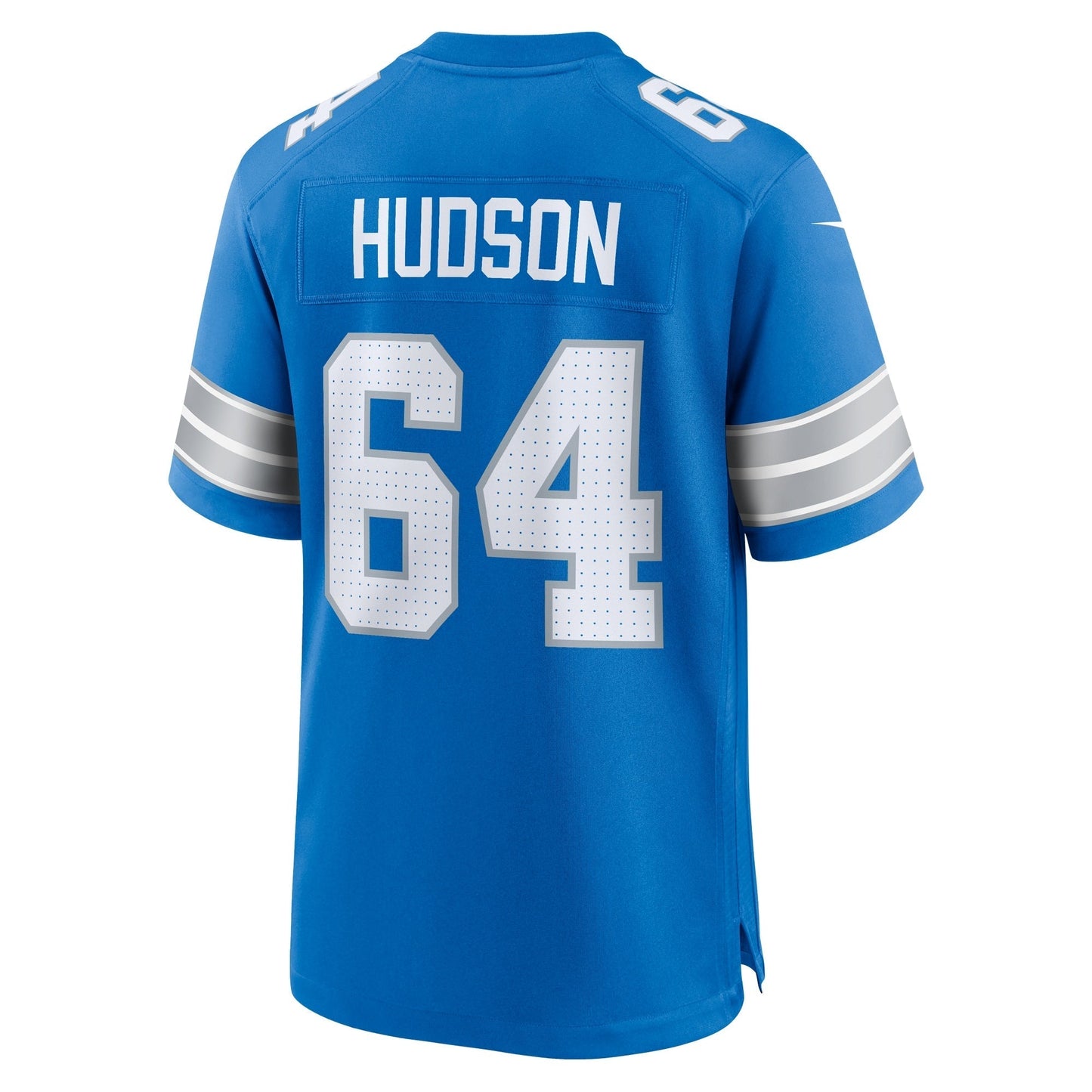 Bryan Hudson Detroit Lions  Game Jersey -  Blue
